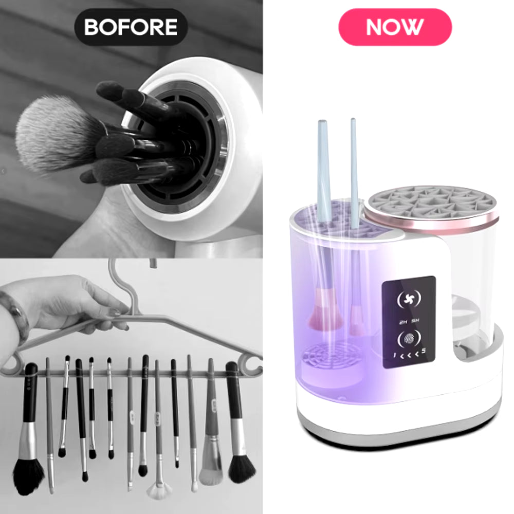 Valentine'S Day Gift, a Ladies' Exclusive Electric Makeup Brush Cleaner, a Cleaning Tool for Makeup Brushes and Foundation.