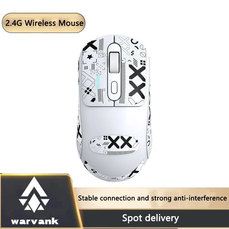X8 Wireless Gaming Mouse, Type-C Rechargeable, 500mAh Battery