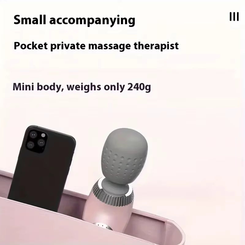 Portable Handheld Massager, USB Rechargeable, Multifunctional Full Body Massage, Relax Neck, Back, Legs and Waist