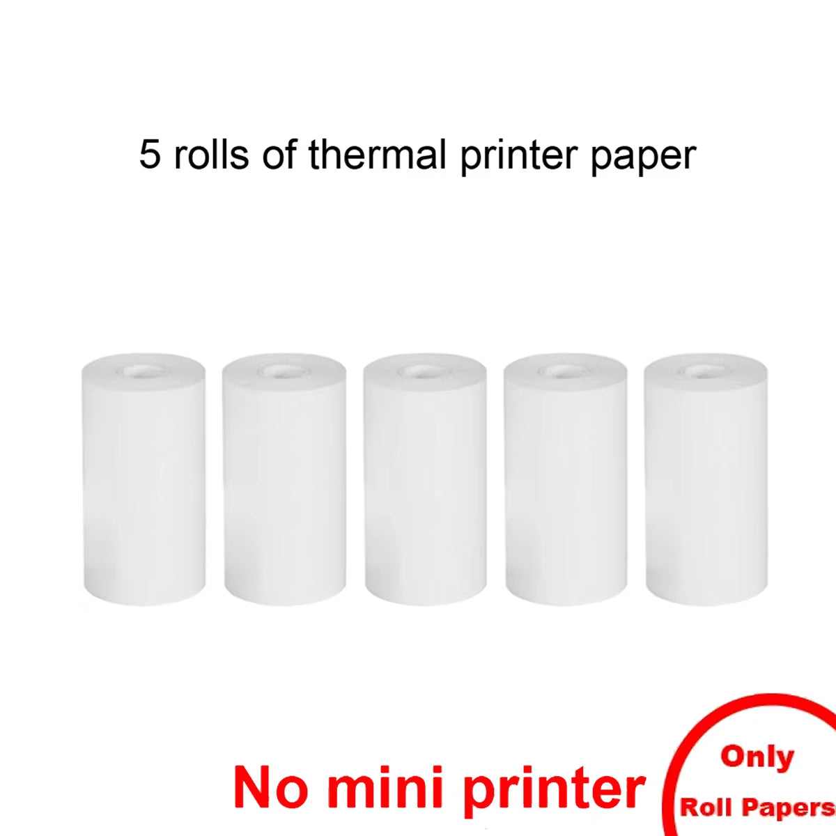 Mini Printer, Portable Thermal Printer Efficiently and Quickly, Inkless Pocket Photo Printer for Study Notes, Pictures, DIY
